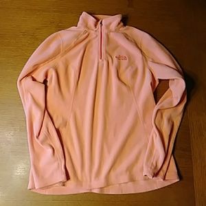 North Face half zip fleece pullover
